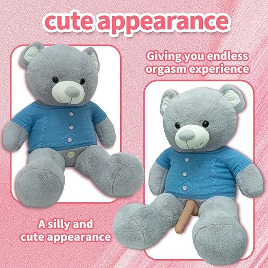 Plush Teddy Bear Pillow Thrusting Dildo Blissentry Plush Teddy Bear Pillow Thrusting Dildo Blissentry