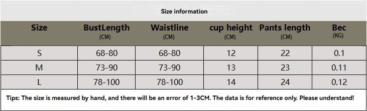 Women's Sexy Flora Lace Lingerie-size inforamtion