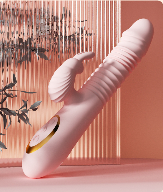 Extendable Warm G-spot Rabbit Vibrator- Dual Motors