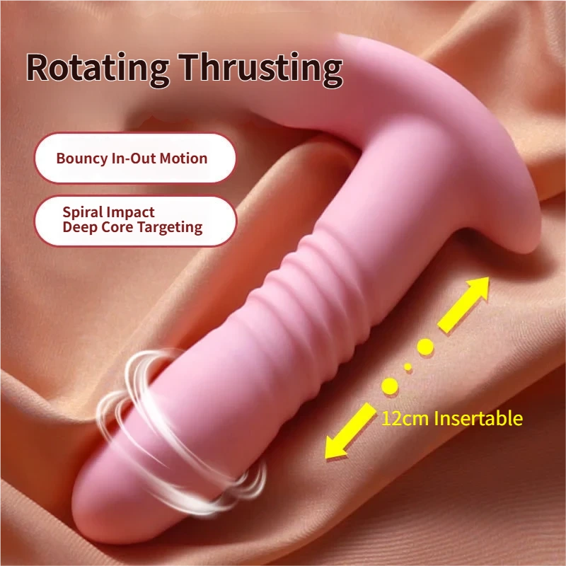 Thrusting Wearable Vibrator – Remote Controlled Clitoral & G-Spot