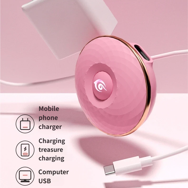 Teasing Kit - Vibrating Nipple Clamps -USB Type-C InterfaceFast charging
