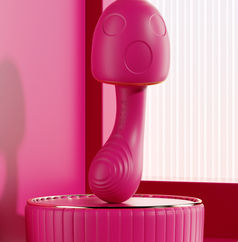 Mushroom Warm Suction Vibrator-G-Spot Massage