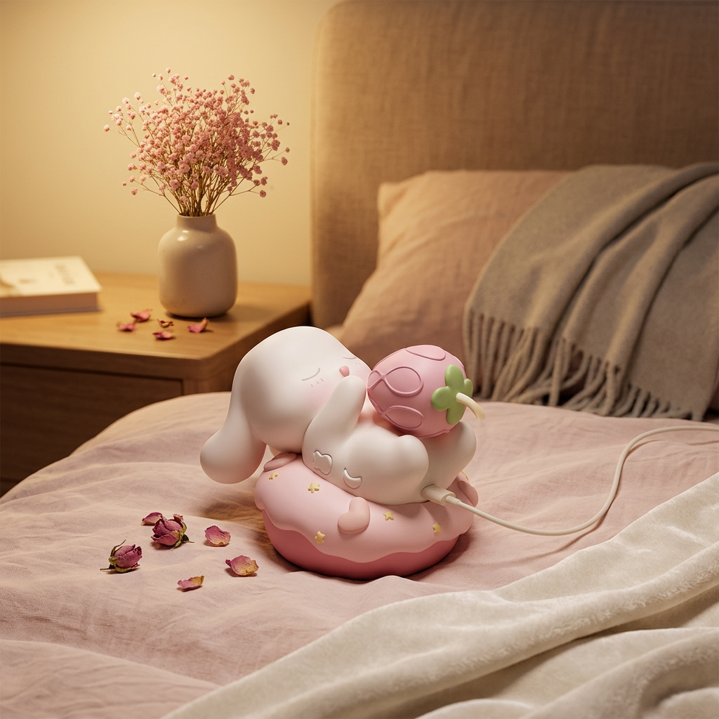 Kawaii Bunny Vibrator – Pulse Suction & Deep Vibration