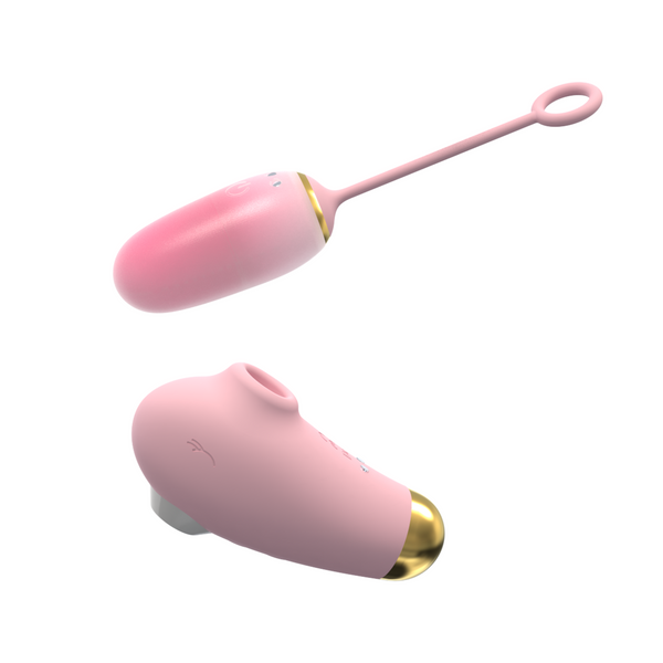 Clitoral Suction Vibrator with Remote Wearable Egg Vibrator