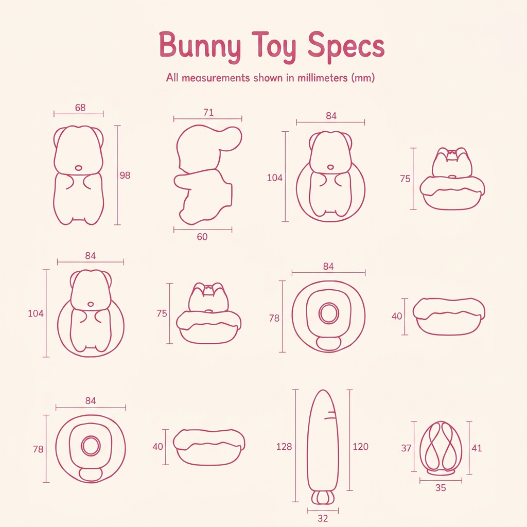 Kawaii Bunny Vibrator – Pulse Suction & Deep Vibration