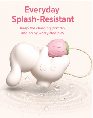 Kawaii Bunny Vibrator – Pulse Suction & Deep Vibration