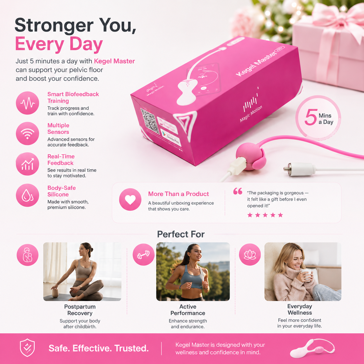 APP Kegel Balls for Postpartum Pelvic Floor & Vaginal Tightening