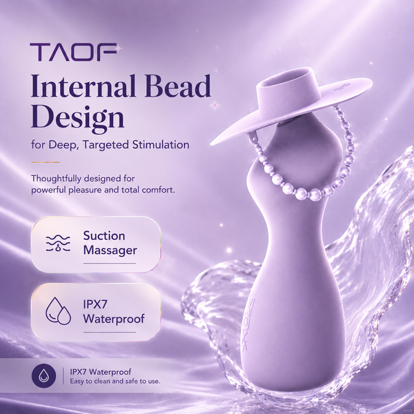 Stylish female torso vibrator with Built-in Lubrication