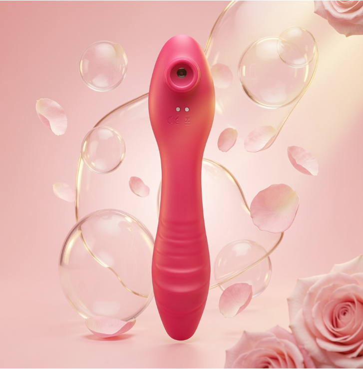dual-motor heated massage wand product image for warm self-care