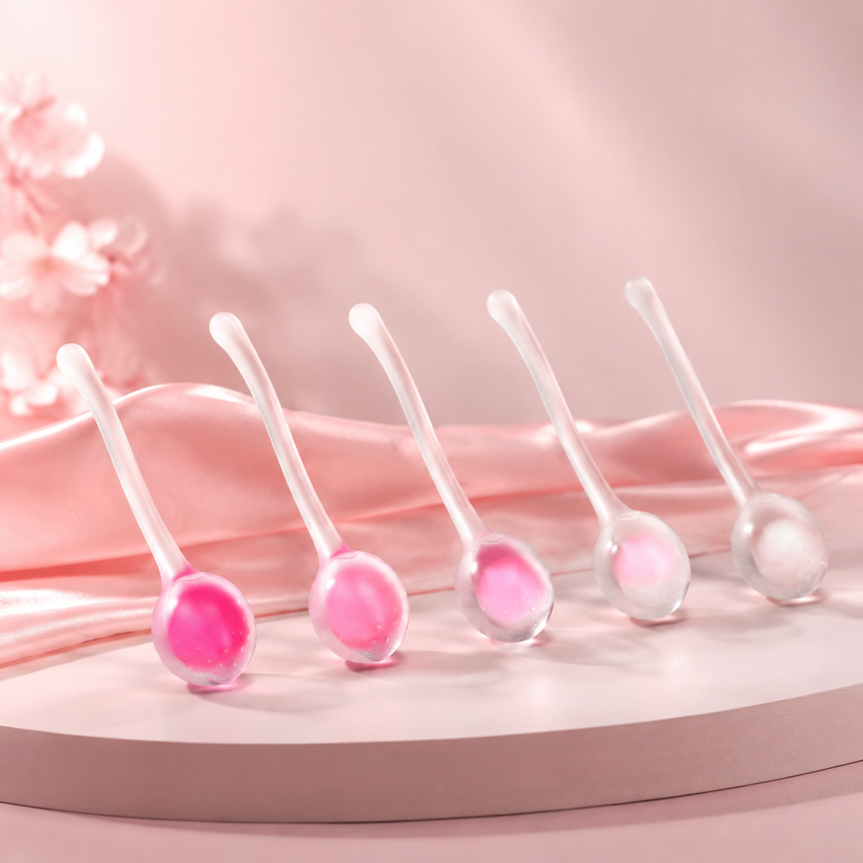 Strawberry Kegel Balls – Medical Silicone Pelvic Floor Trainer for Women