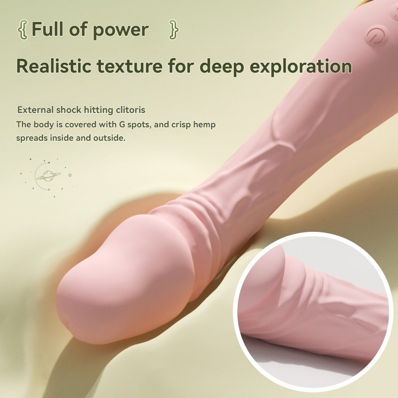 7 Inches Realistic Warm G-Spot Vibrator – 10 Vibration