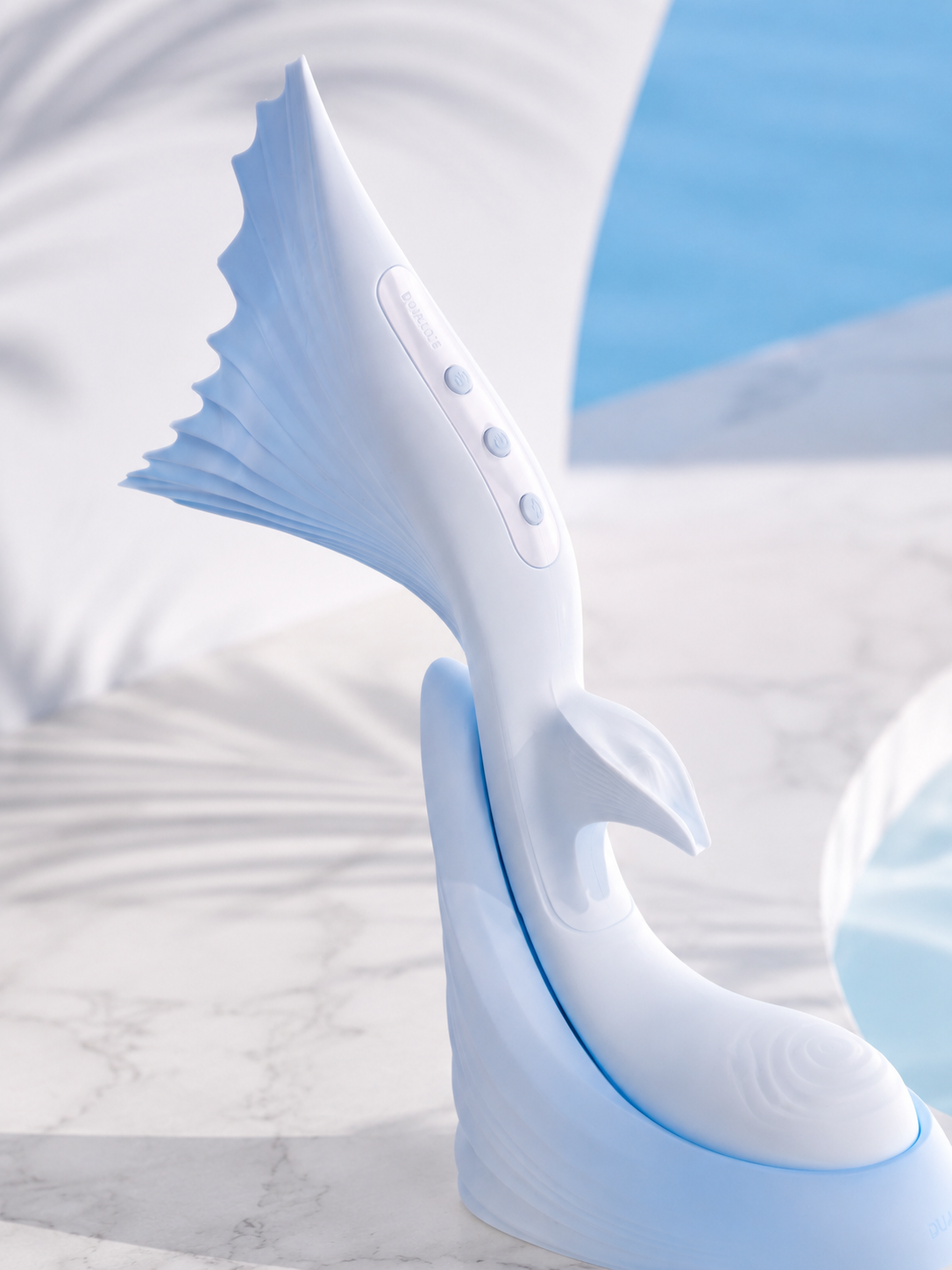 Mermaid Flapping Vibrator with Tail Percussion - Deep Pleasure Wand for Women