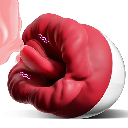 Rose-Mouth Clitoral Licking Vibrator with Long Tongue