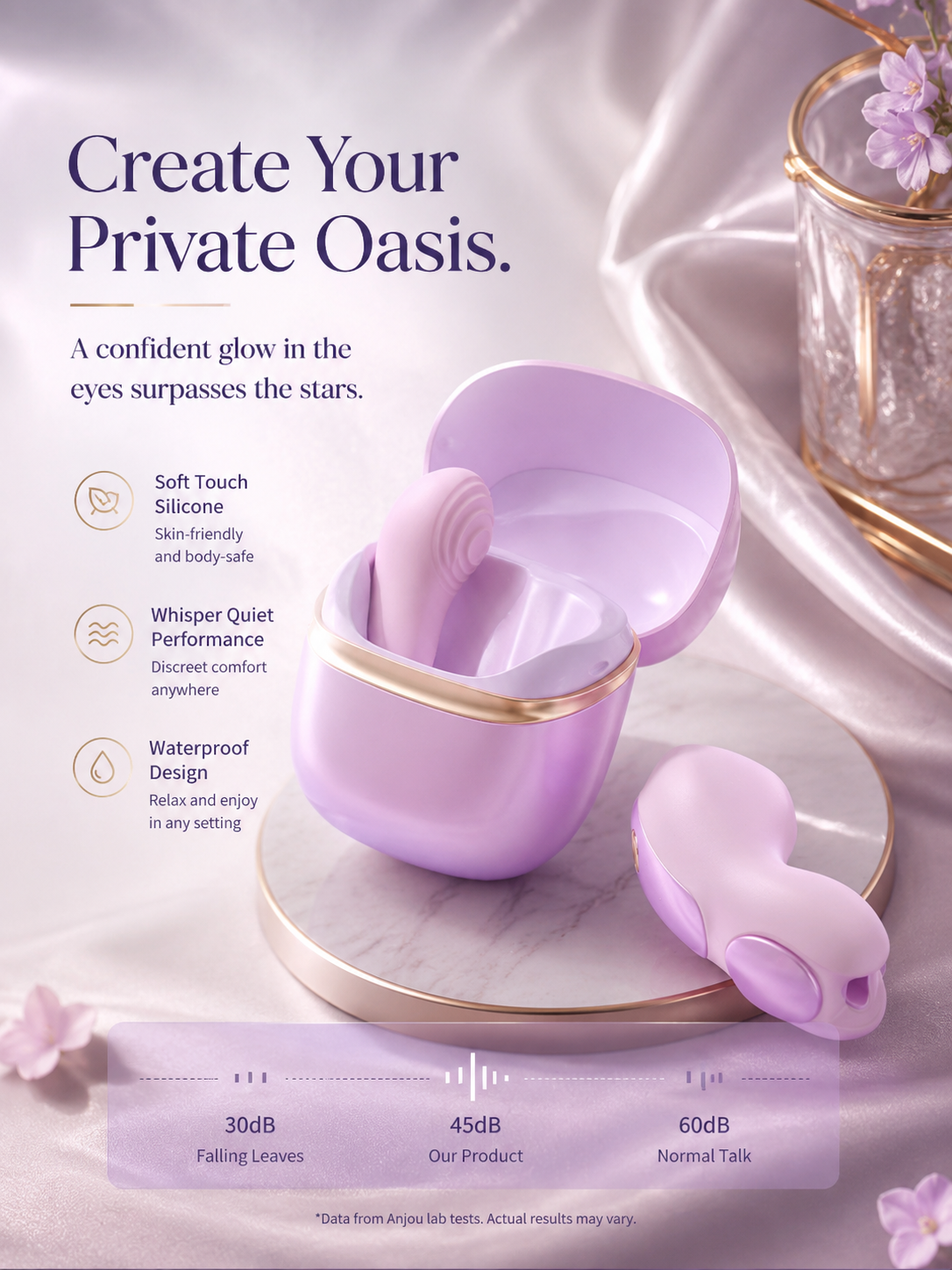 Detachable Suction app Vibrator with Portable Charging Case