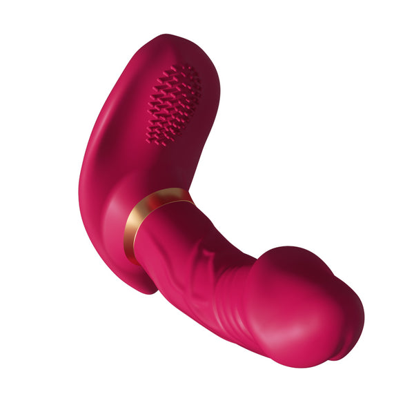 360 Rotating Wearable Dual-Head Vibrator –Remote Control for Couples