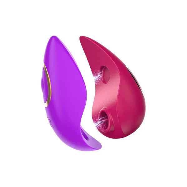 Multi-functional clitoral stimulator: Wireless remote control, features vibration,  licking