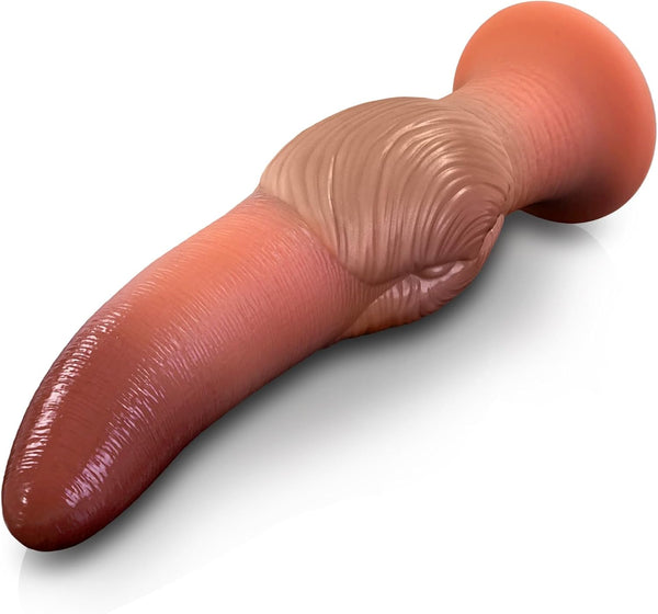 11.8" XL Silicone Fantasy Knot Dildo with 3.25" Diameter, Strong Suction Cup for G-Spot & P-Spot Use AM-008