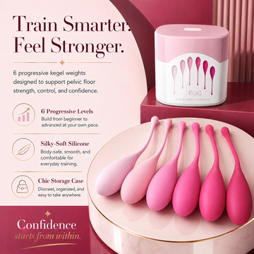 Progressive Kegel Training Ball — 6-Stage Pelvic Floor Strengthening Exerciser