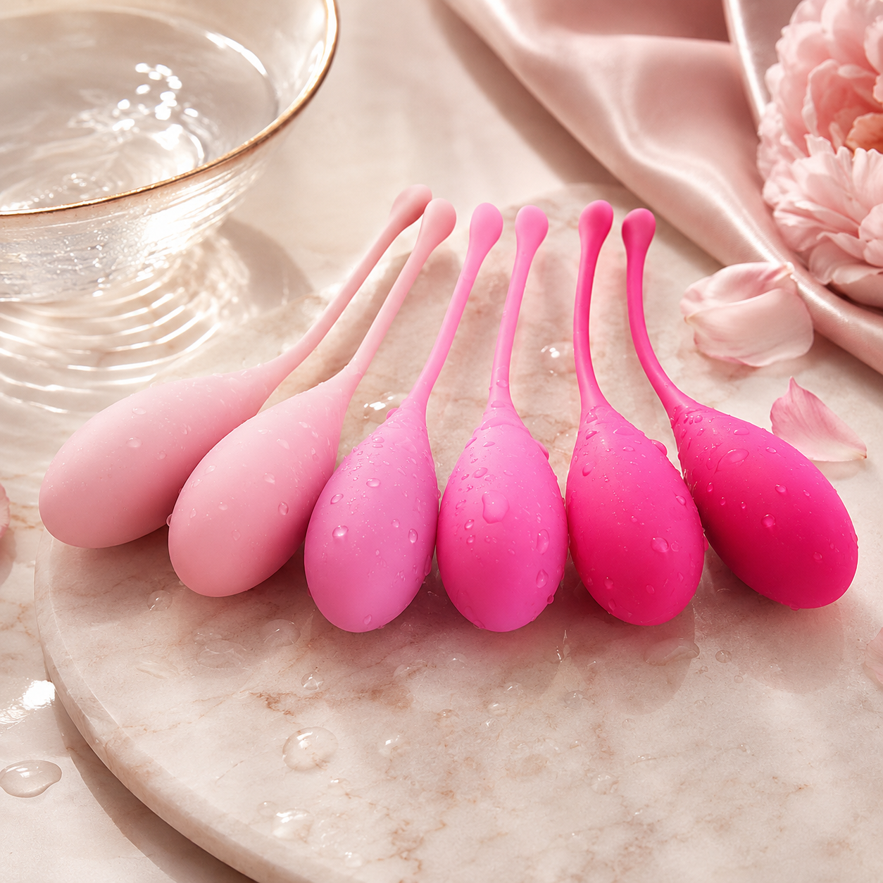 Progressive Kegel Training Ball — 6-Stage Pelvic Floor Strengthening Exerciser