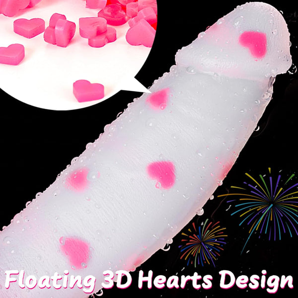 8" Thick Silicone Fantasy Dildo with Suction Cup, Girthy Design for G-Spot & Anal Use AM-006