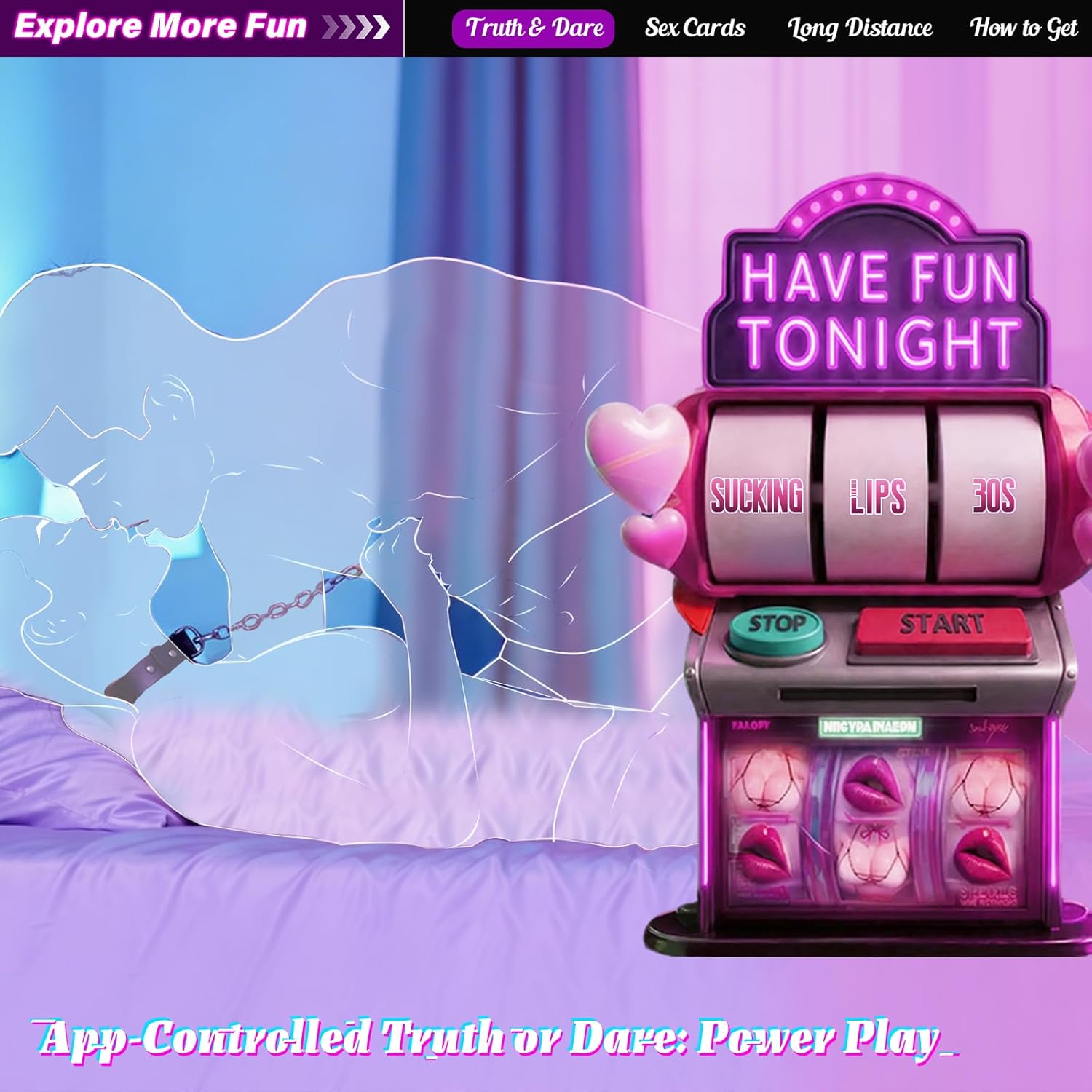 Fantasy Tentacle Vibrating Silicone Dildo-App-Controlled 
