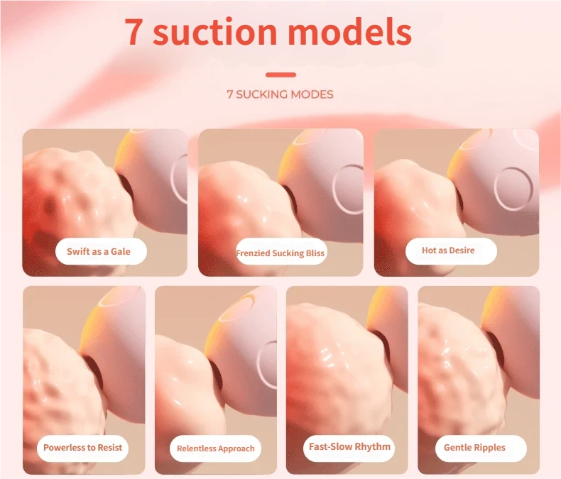 Mushroom Warm Suction Vibrator-G-Spot Massage