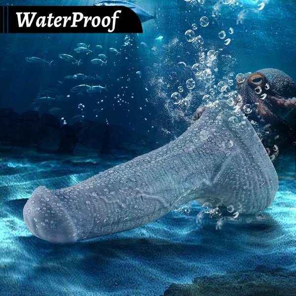 11" XL Silicone Fantasy Dildo, 3" Thick Dual Density Design for G-Spot & Anal Use AM-020