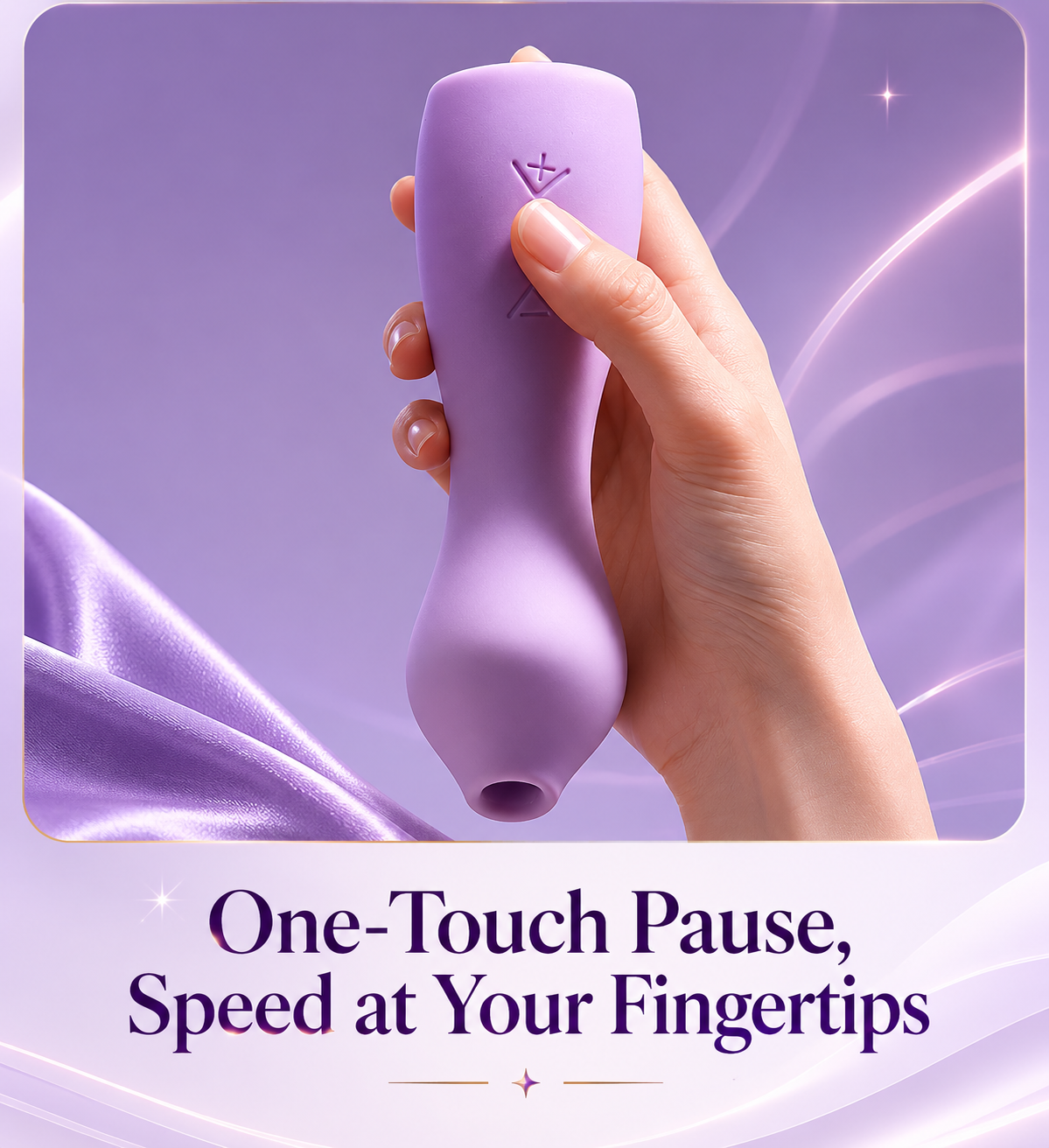Stylish female torso vibrator with Built-in Lubrication