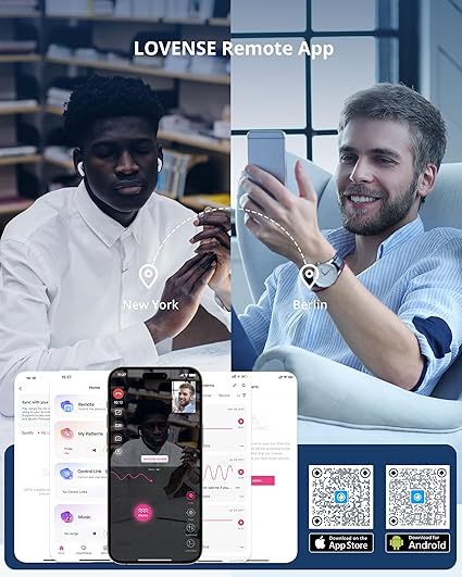 App Vibrating Penis Ring, Prostate Massager with  Music Sync
