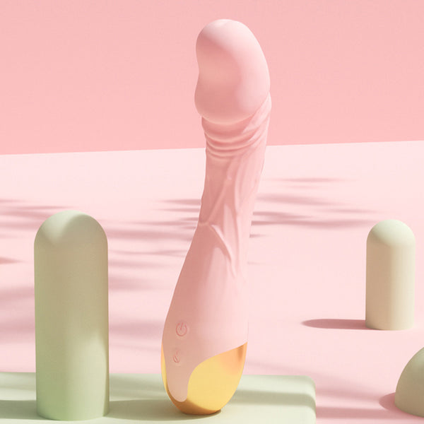 7 Inches Realistic Warm G-Spot Vibrator – 10 Vibration