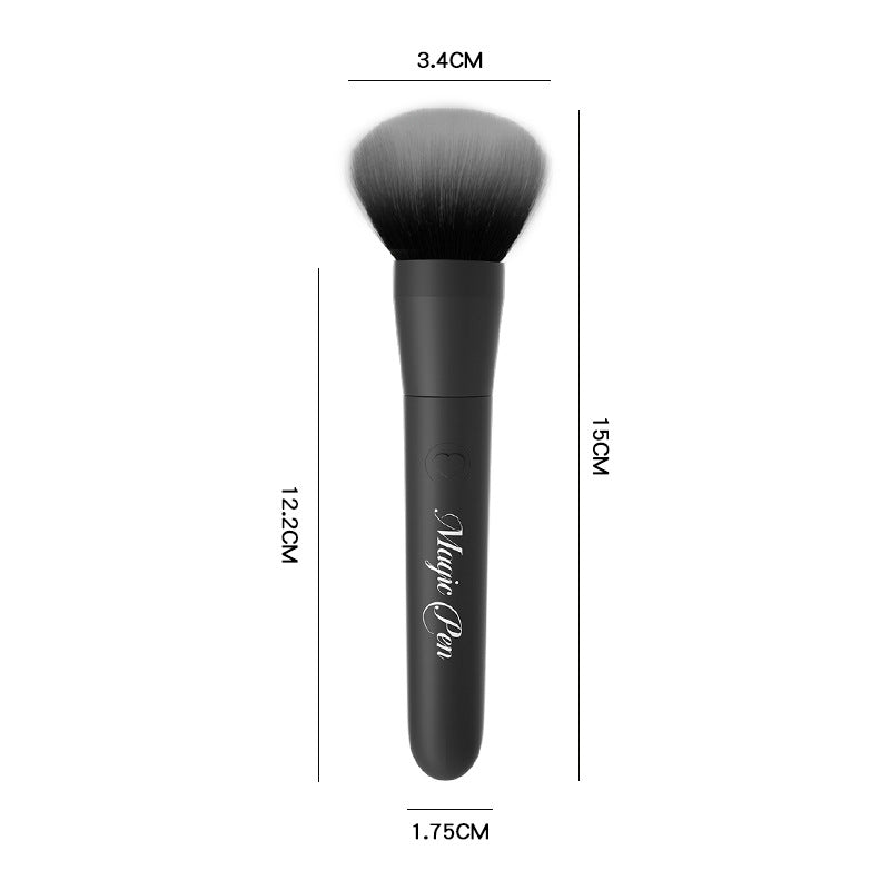 Black Makeup Brush Rabbit Vibrator Size Chart