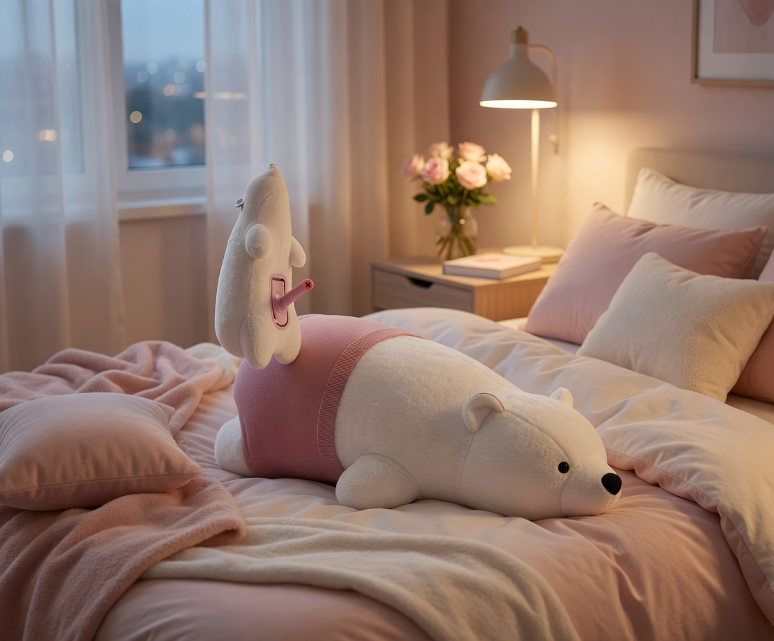 oneplus sex toy LUXE G RABBIT PLUSH STROKER PINK - Romantic Depot
