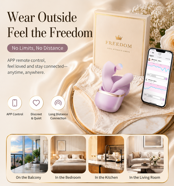 Detachable Suction app Vibrator with Portable Charging Case