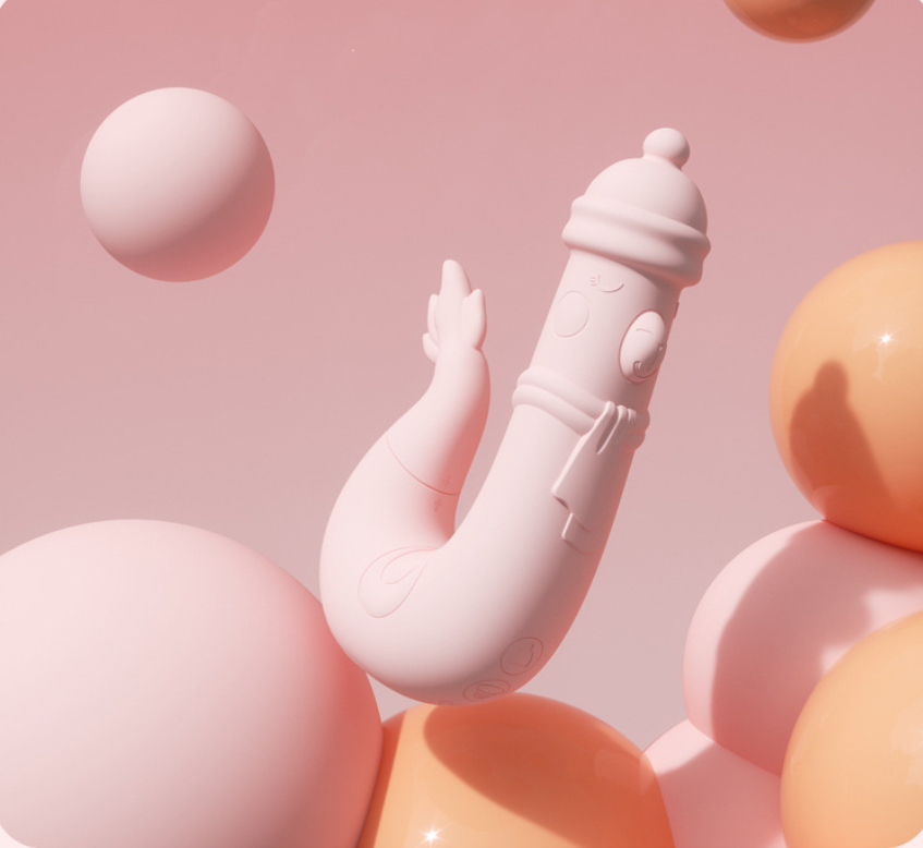 dual-stimulation vibrator product image for layered sensation