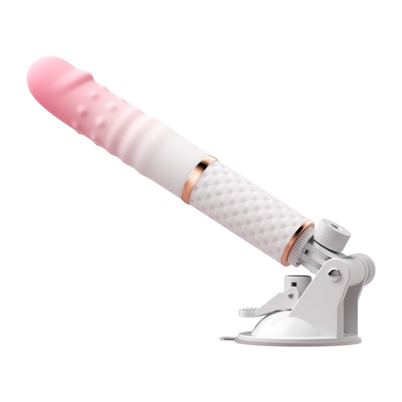 Pink White Grad Mini Thruster - 10-Speed Smart Dildo Blissentry Pink White Grad Mini Thruster - 10-Speed Smart Dildo Blissentry