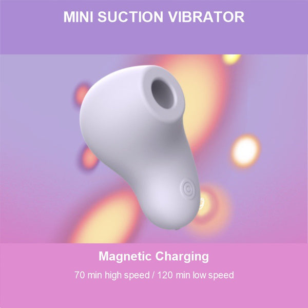 Rechargeable Silicone Rabbit Vibrator with Suction Modes