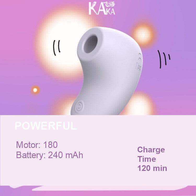 Purple mini suction vibrator motor battery and charging specs