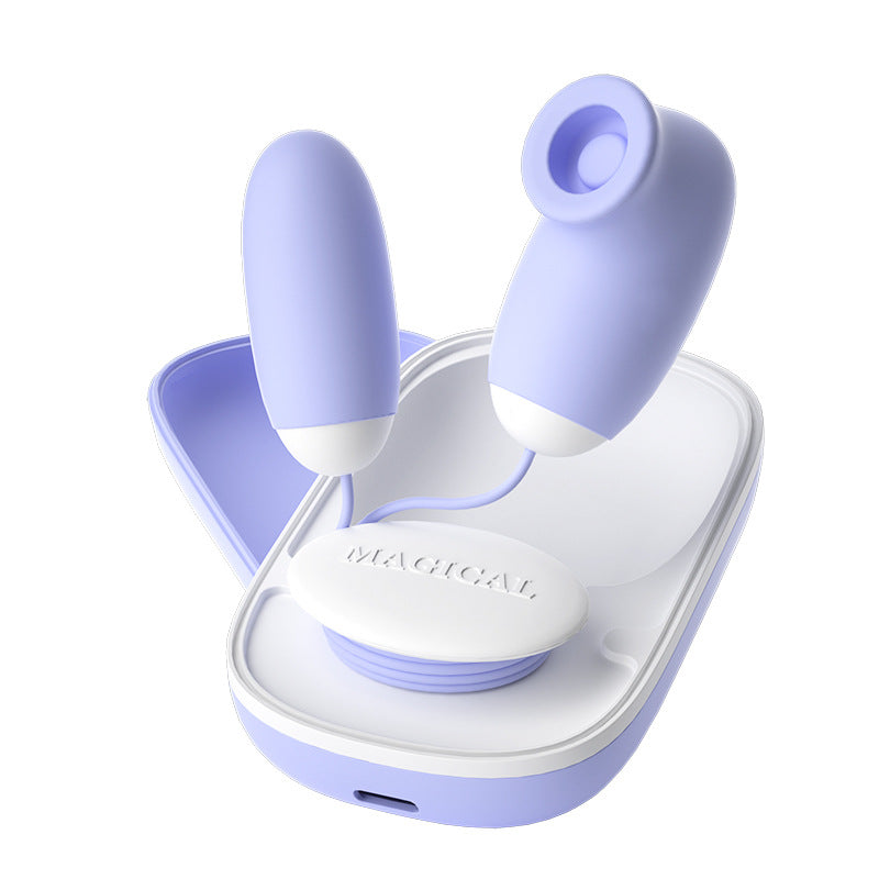 Purple Suction Magic Box Vibrator Case