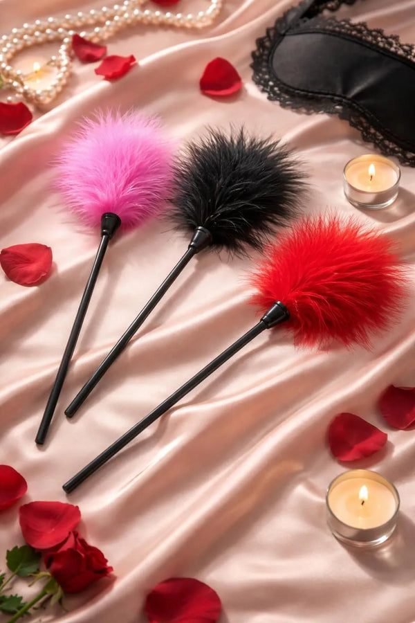 Multicolor Flirting Feather Stick –  Training Torture Tool